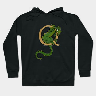 Green Dragon Letter Q 2023 Hoodie